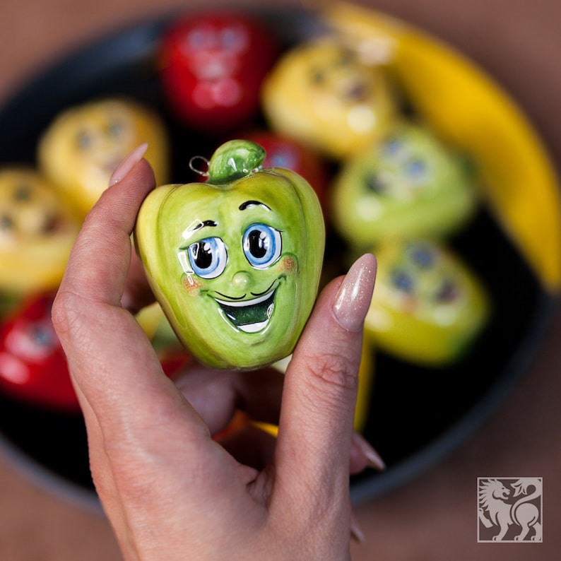 Ceramic Vegetables and Fruits Kitchen Decor Handmade Figurines