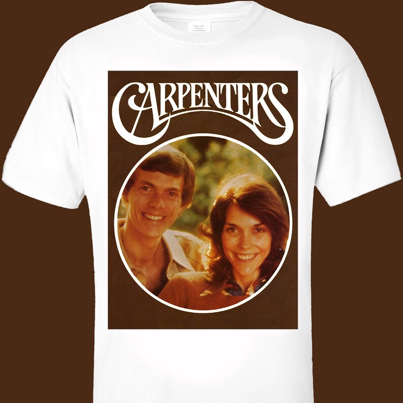 The Carpenters TSHIRT Karen Carpenter Richard Carpenter | Etsy