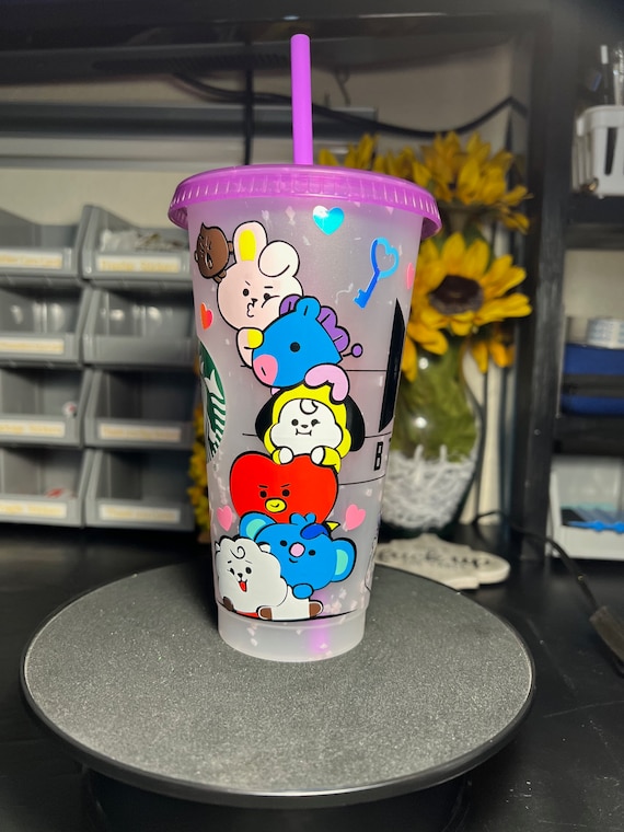 Drink & Barware Tumblers & Water Glasses Home & Living Bt21 Starbucks