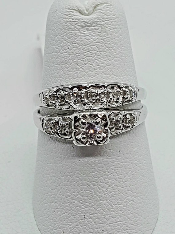 1950 vintage sale wedding ring sets
