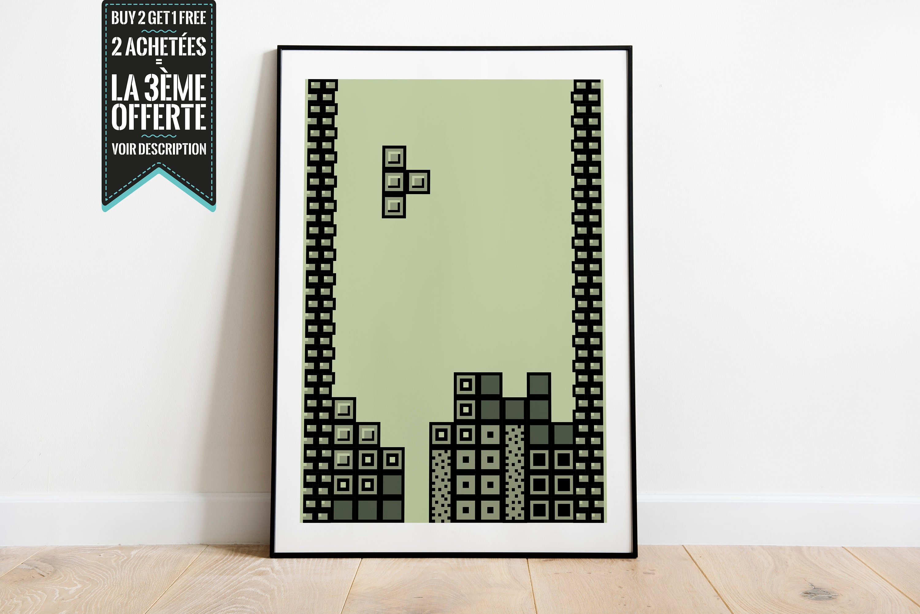 Affiche Décorative - Jeu Tetris
