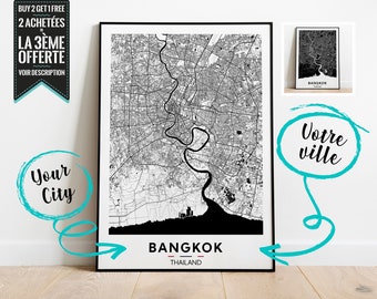 Bangkok Personnalisé Anniversaire Carte de vœux