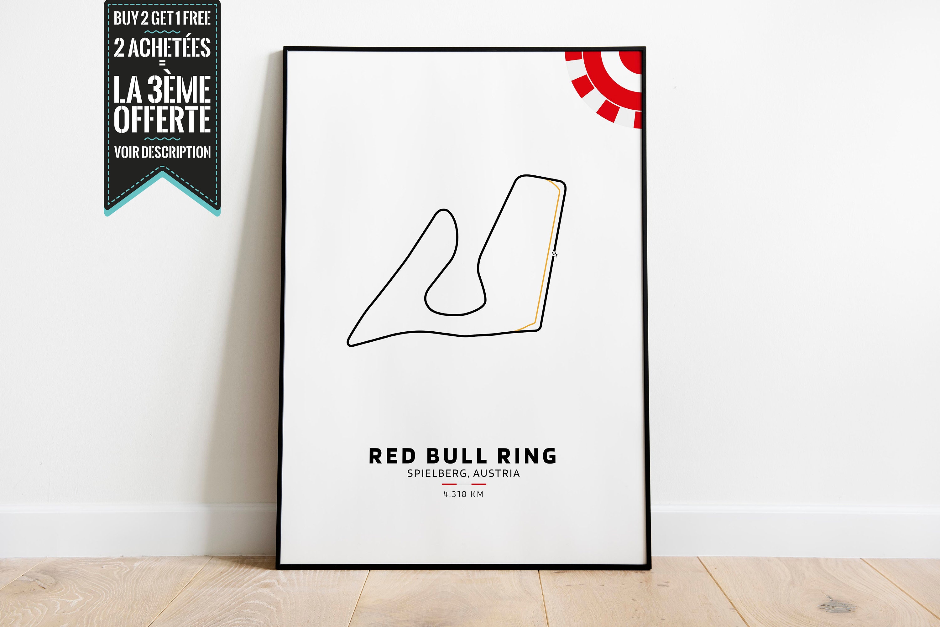 Affiche Décorative - Red Bull Ring Spielberg Sport Automobile