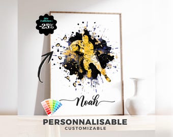 Personlig rugbyposter (pojke), originell presentidé