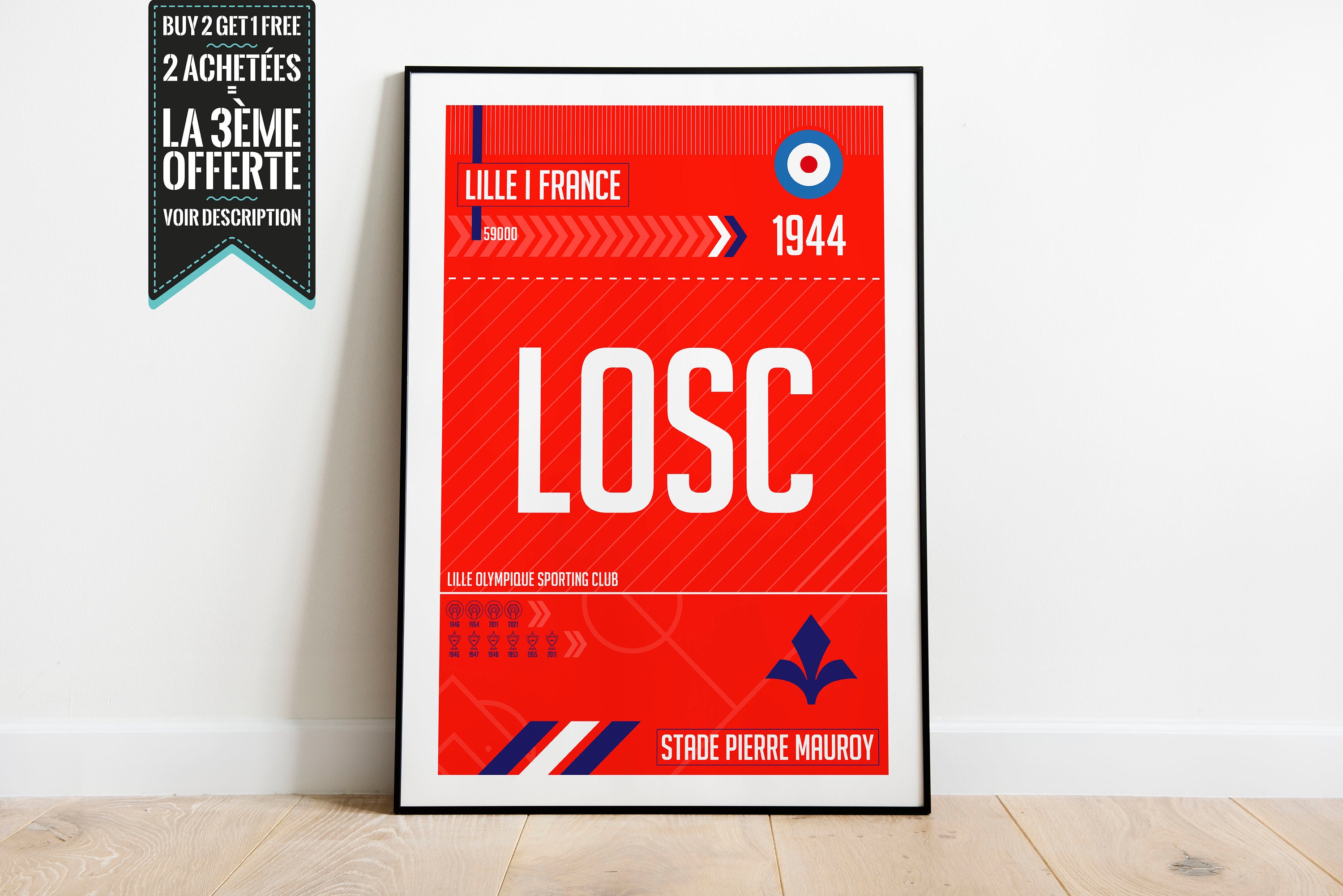 Affiche Décorative - Lille Osc