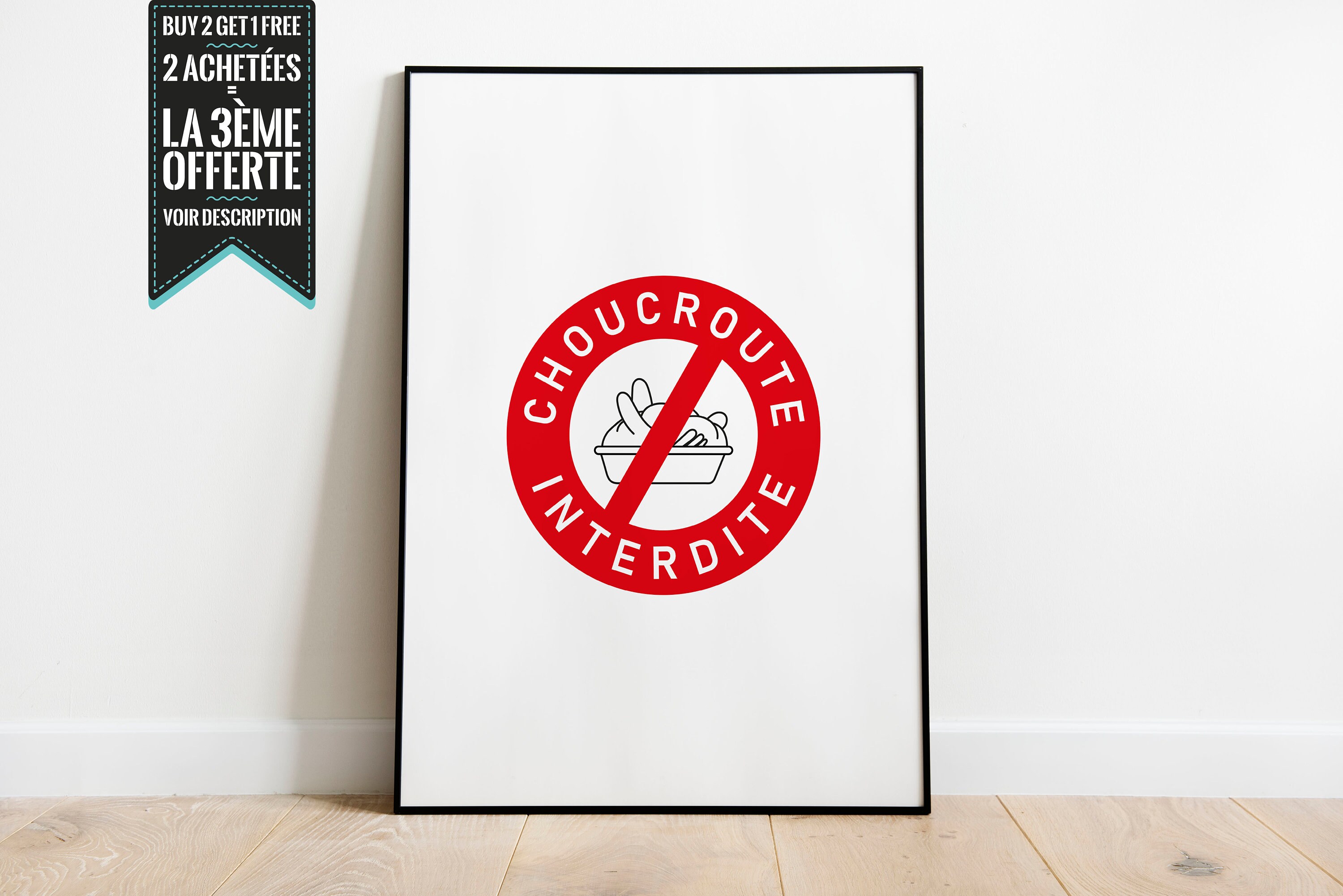 Affiche Décorative - Film La Cité de La Peur Choucroute Interdite