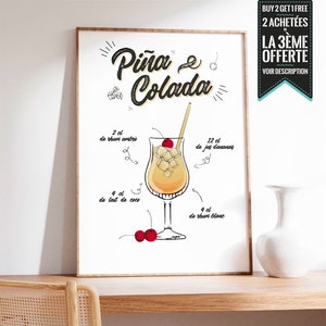Poster - PINA COLADA Cocktail