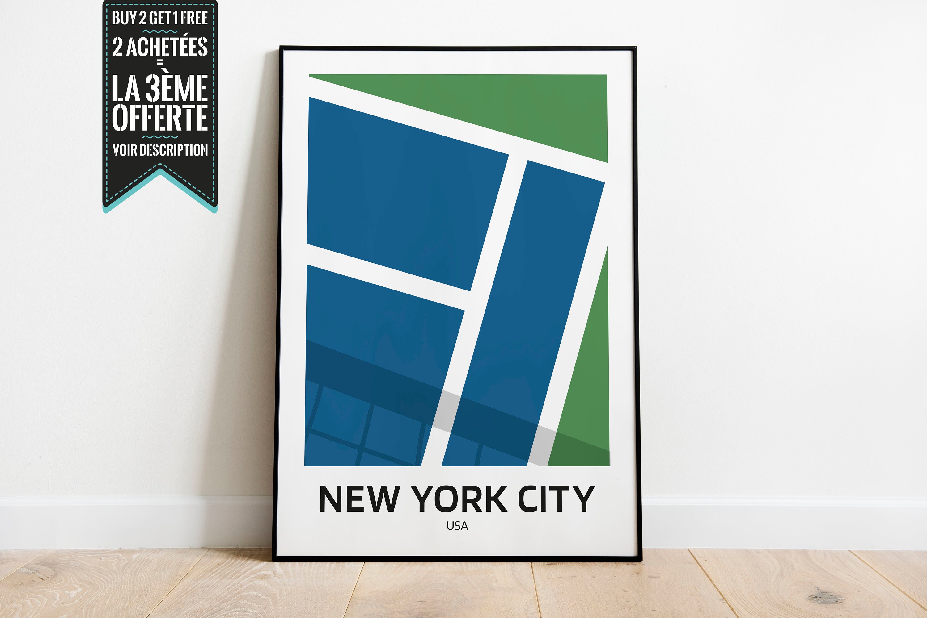 Affiche Décorative - Tennis New York City Us Open