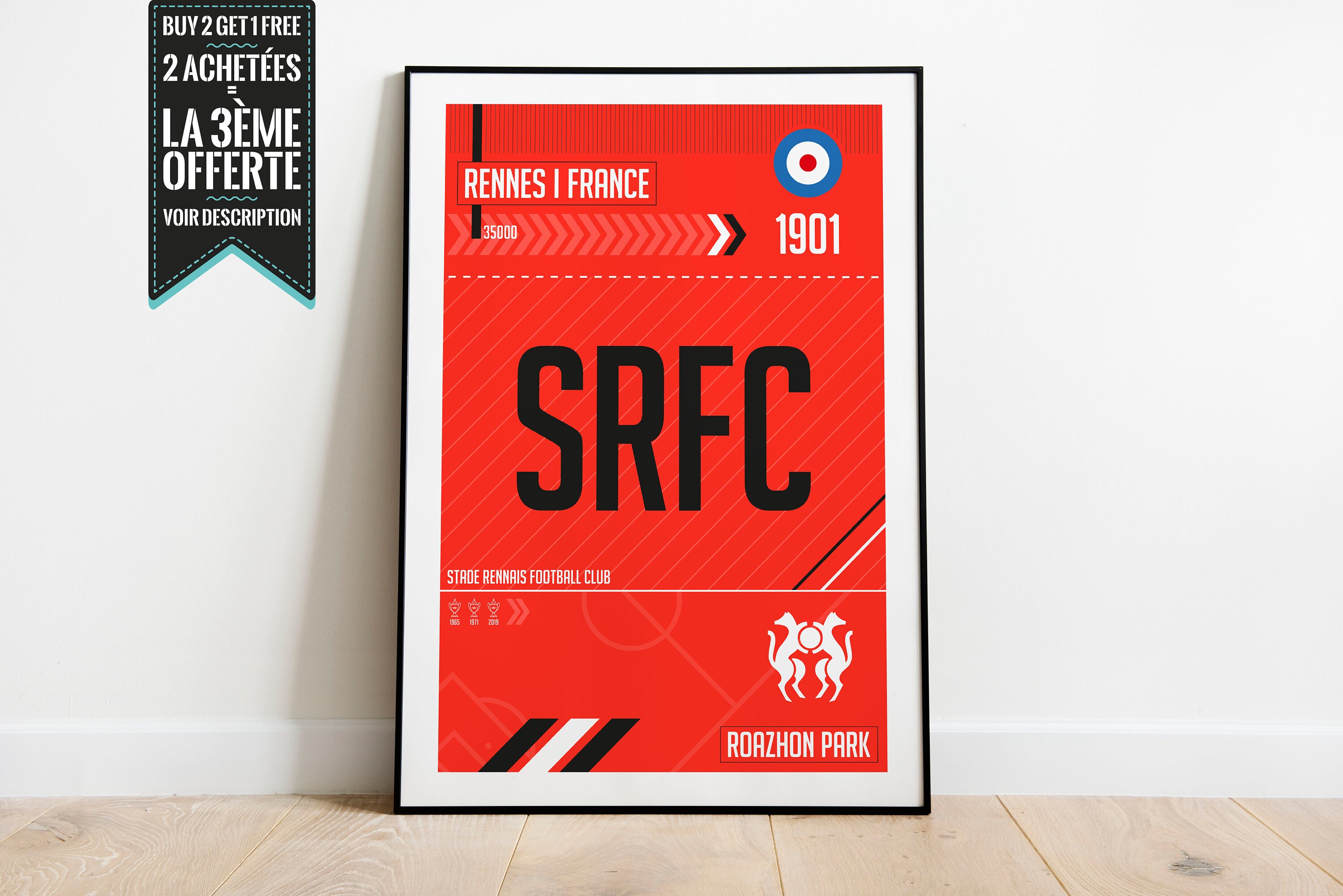 Affiche Décorative - Rennes