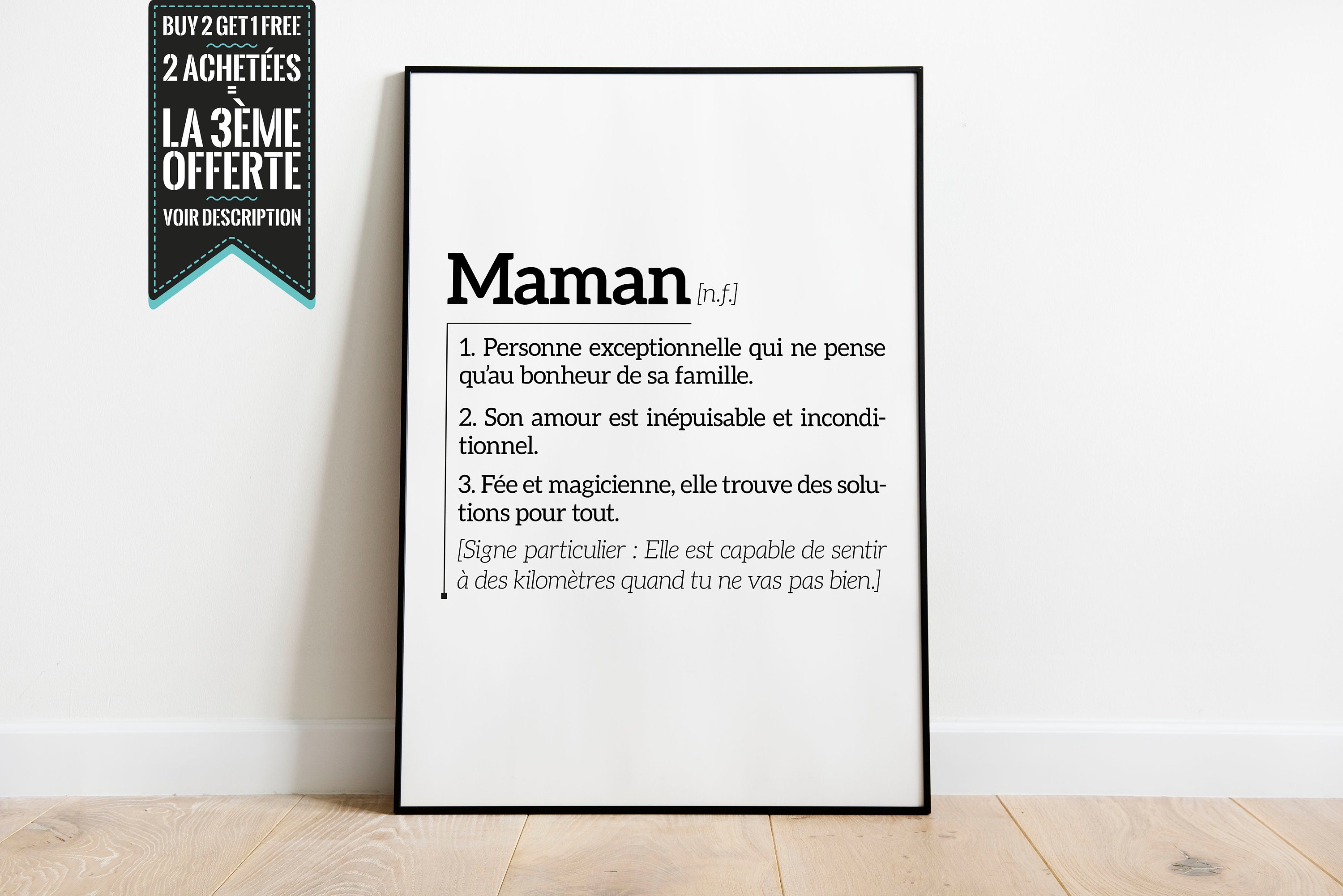 Affiche Décorative - Définition Maman