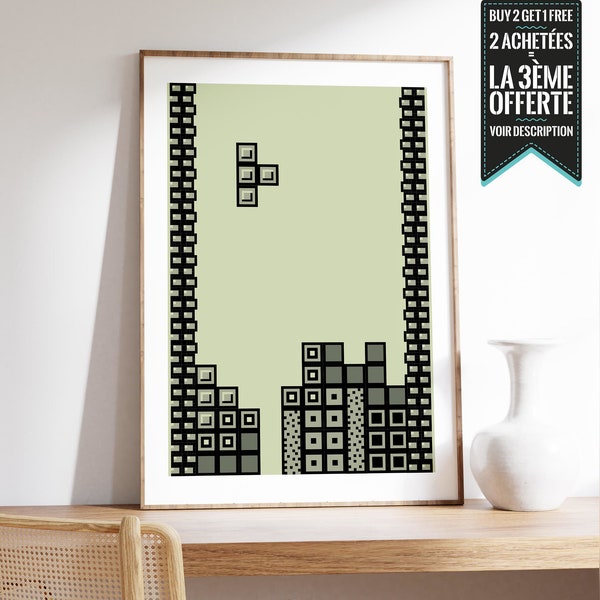 Affiche - Jeu TETRIS