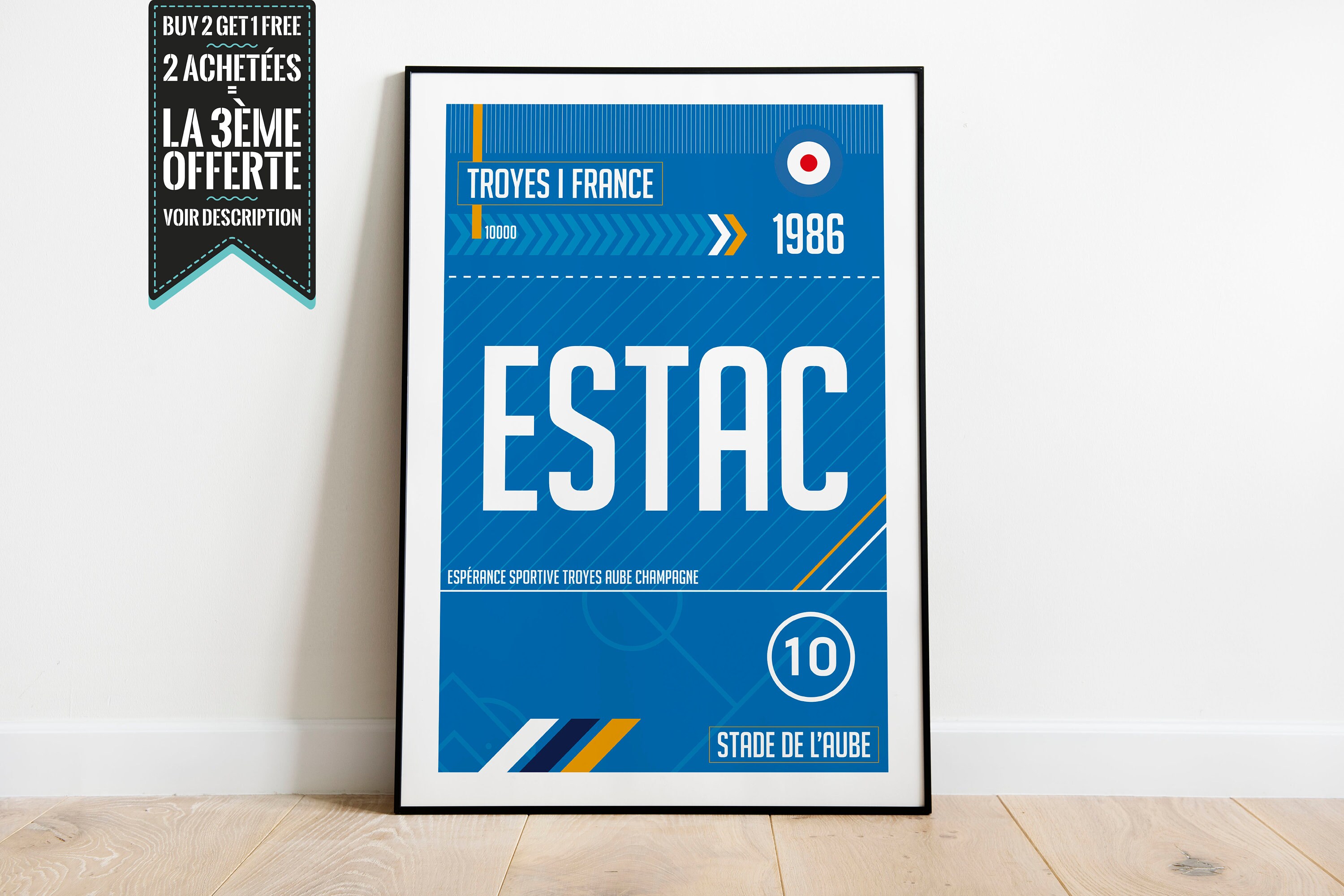 Affiche Décorative - Estac Troyes