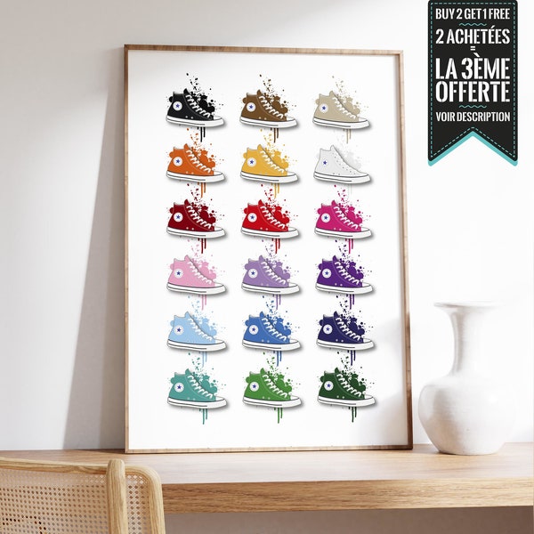 Affiche - Sneakers Converse