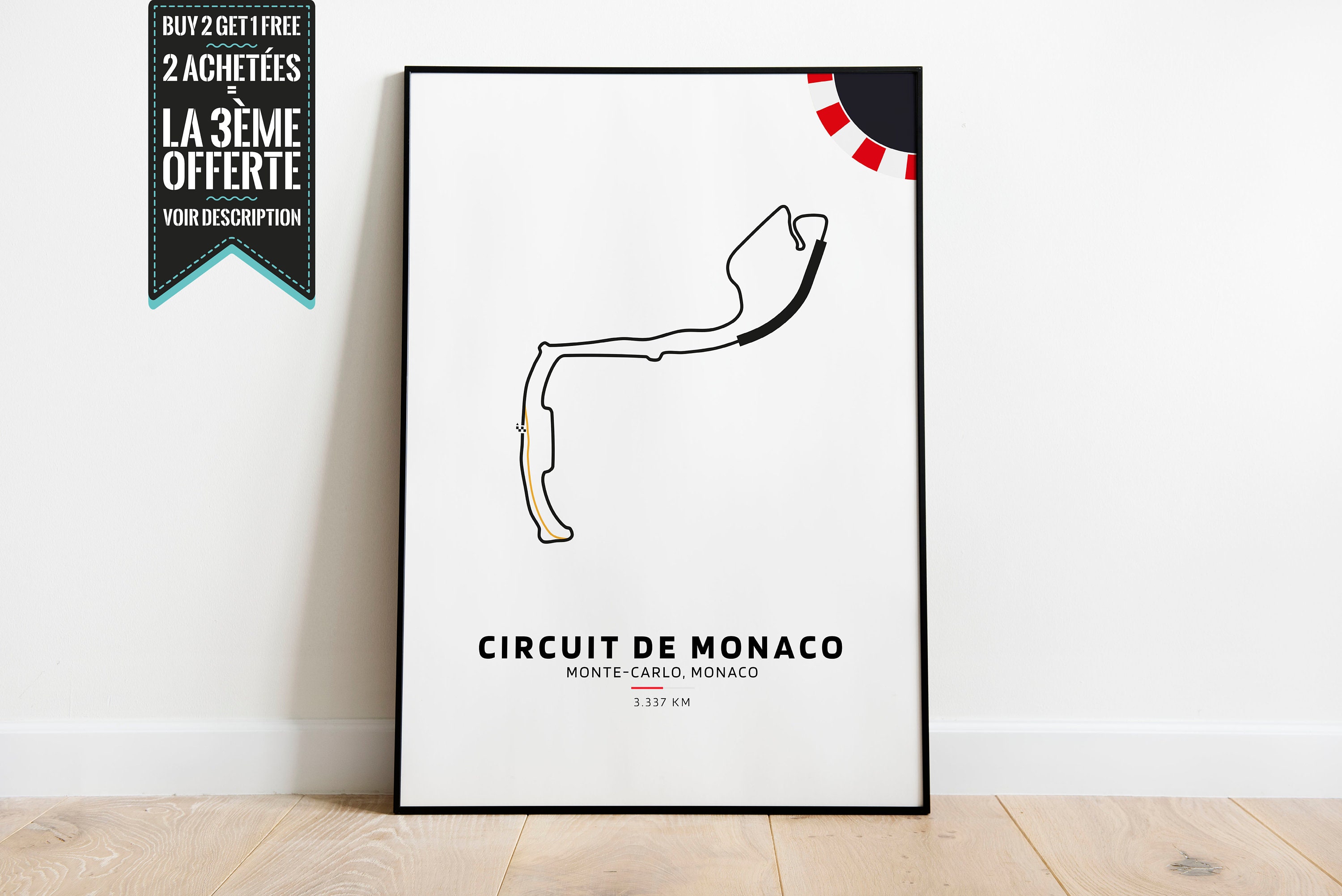 Affiche Décorative - Circuit de Monaco Sport Automobile