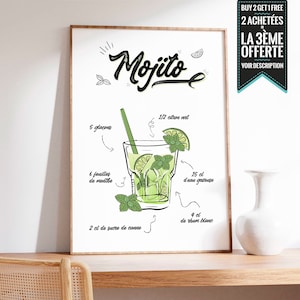 Poster - MOJITO Cocktail