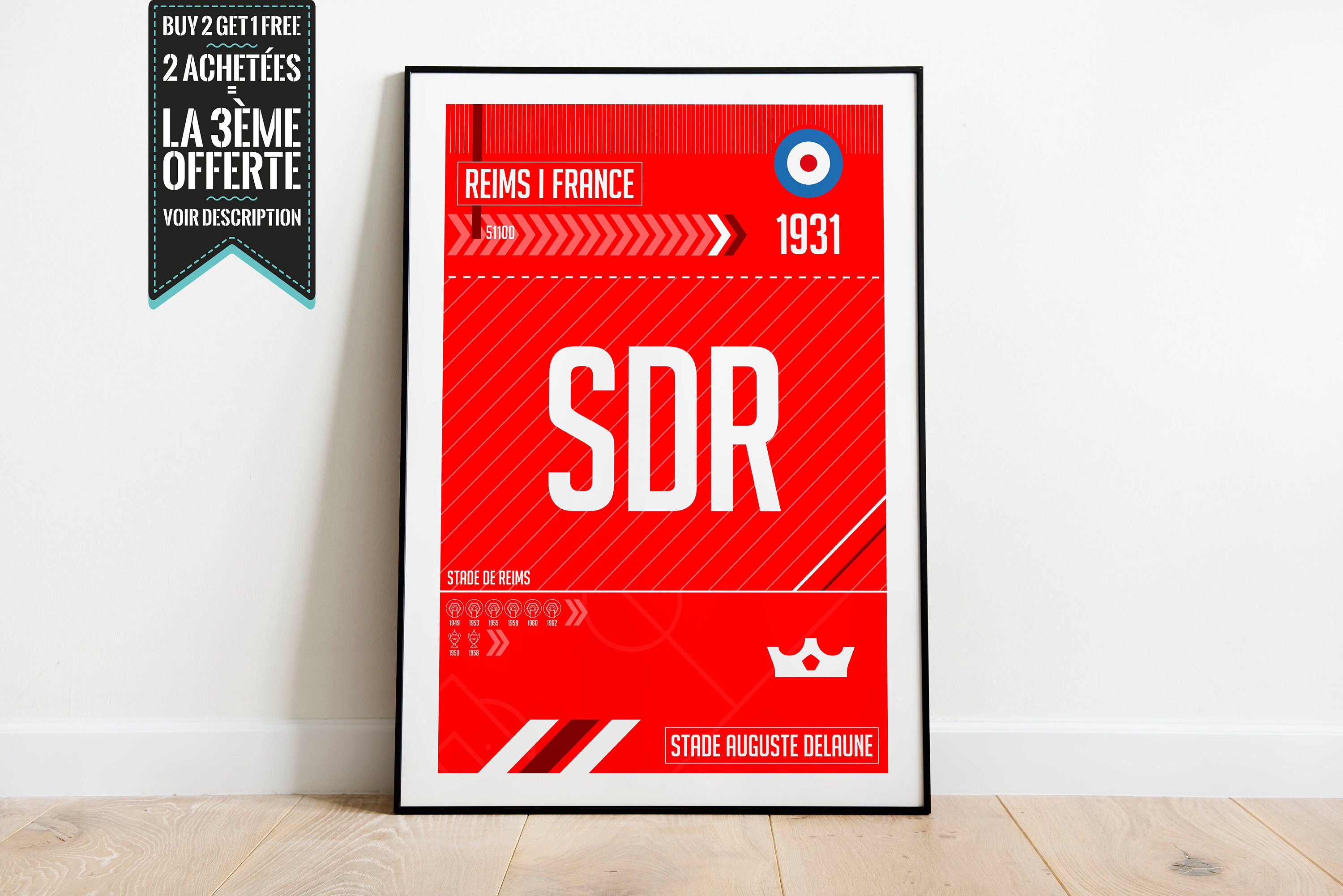 Affiche Décorative - Stade de Reims