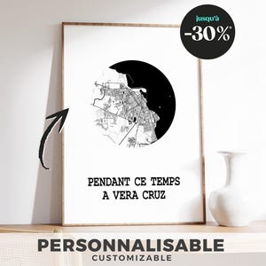 Pôster A Cidade do Medo - Réplica cult &quot;Enquanto isso em Vera Cruz&quot;, decoração humorística para fãs do cinema e do cinema francês