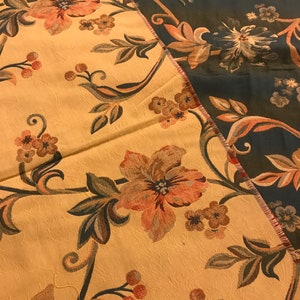 Floral Brocade Damask Upholstery Fabric