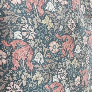 Vintage William Morris &quot;Poppies&quot; pattern printed cotton tablecloths