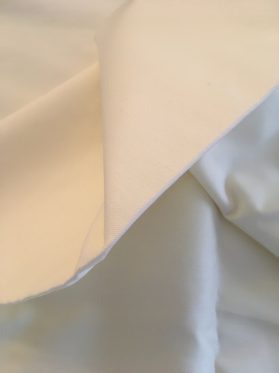 White cotton lining fabric Etsy