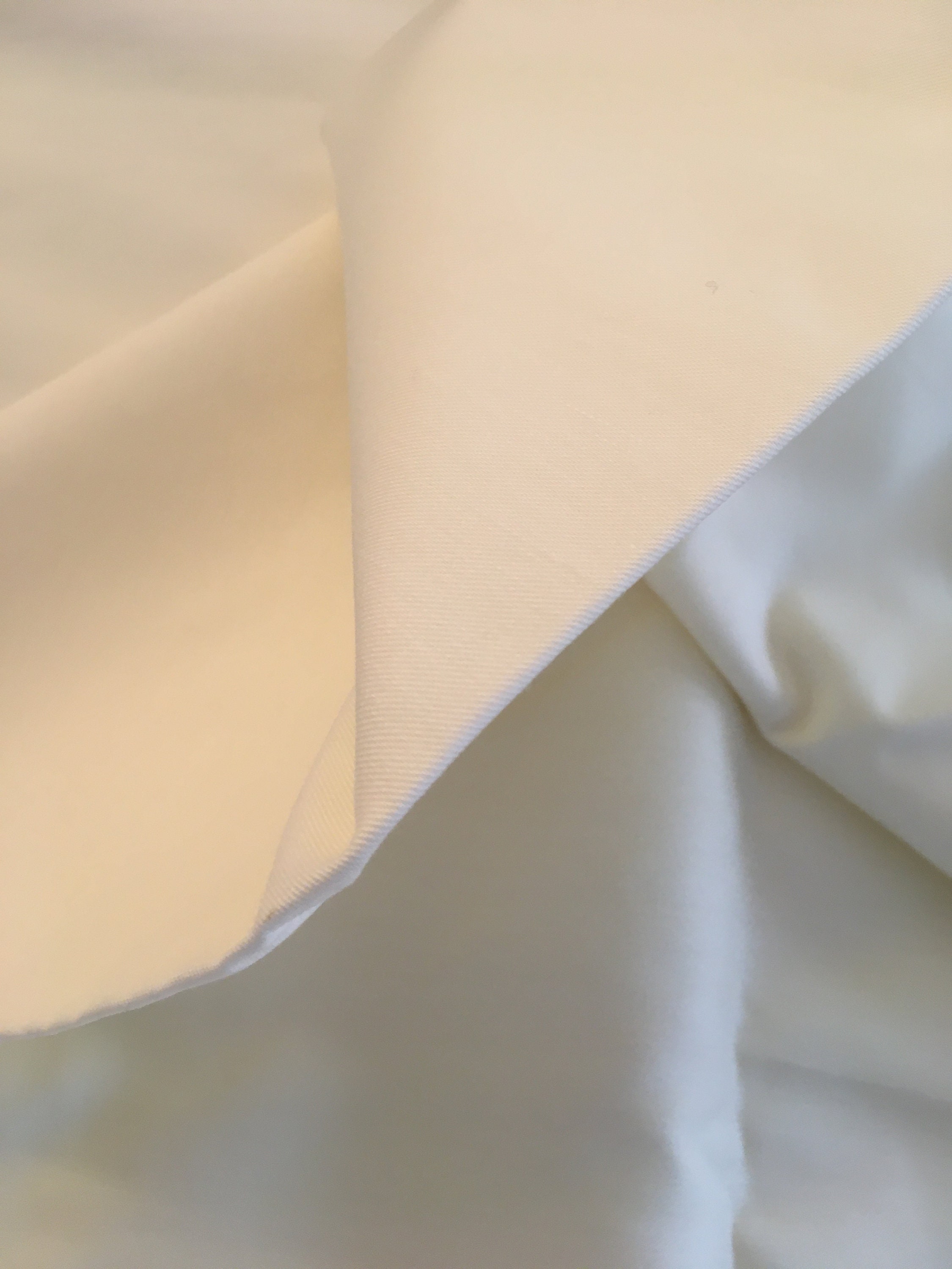 White cotton lining fabric Etsy