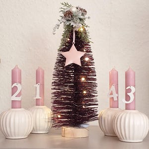 Modern Advent wreath decoration Advent Christmas decoration Advent wreath with candles Advent decoration Christmas wreath candle holder ceramic table wreath table decoration
