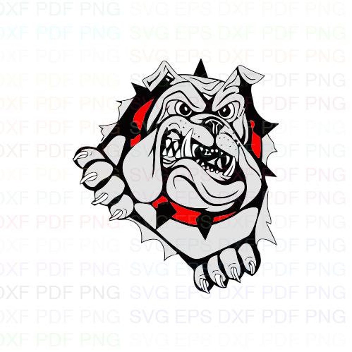 Georgia Bulldogs Ncaa Football 17 Svg Dxf Eps Pdf Png Cricut | Etsy
