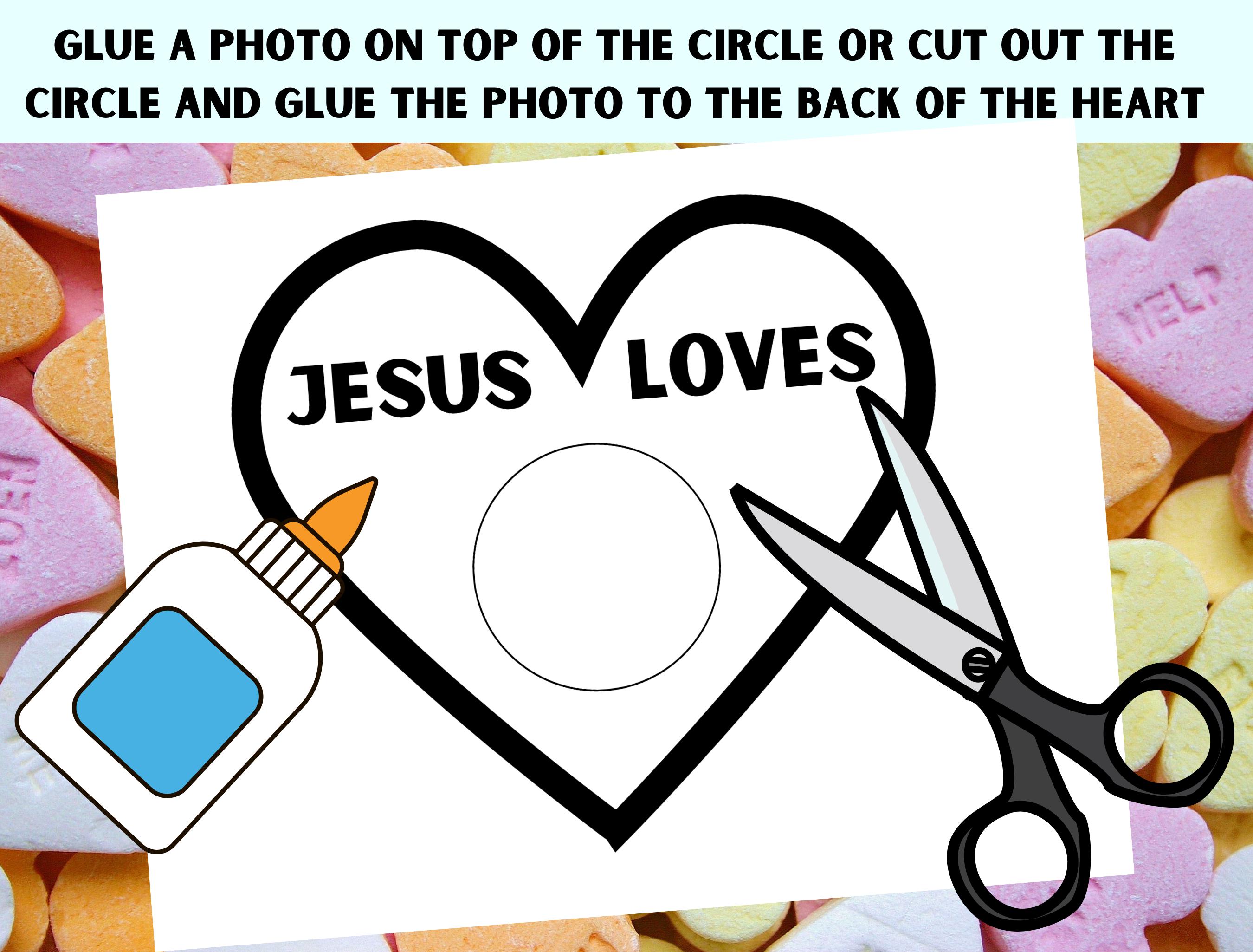 Valentine’s Day Bible Craft, Christian Preschool Sunday School Craft ...