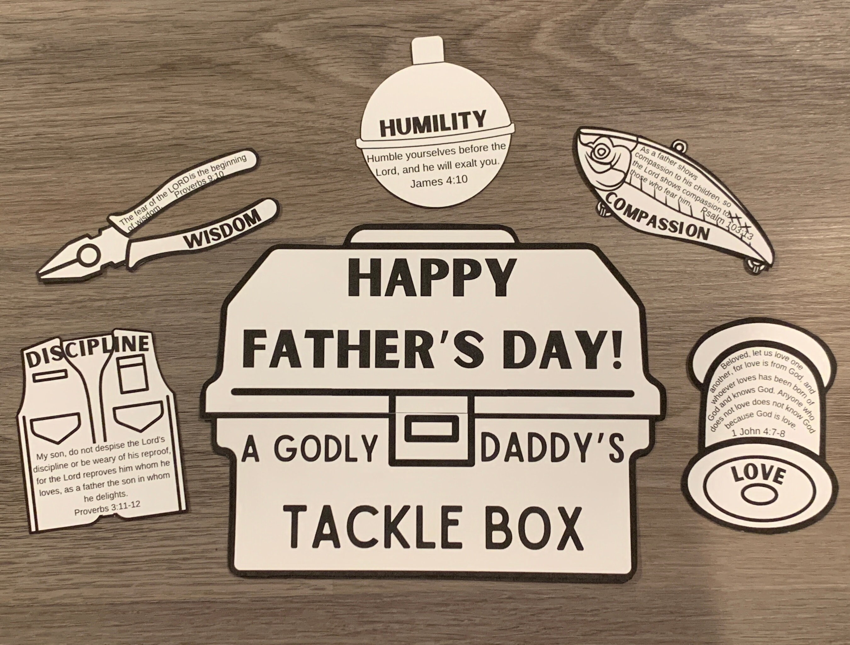 Father's Day Bible Craft, Christian Preschool Father's Day Craft ...