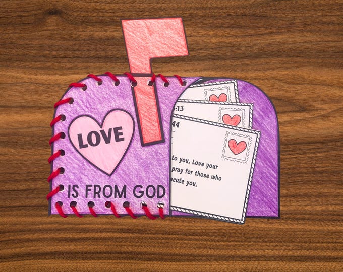 Valentine’s Day Bible Craft, Sunday School Coloring Pages for Kids ...