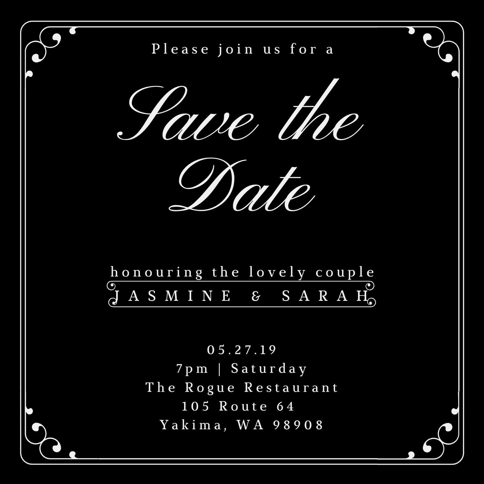 Invitations save the dates programs | Etsy