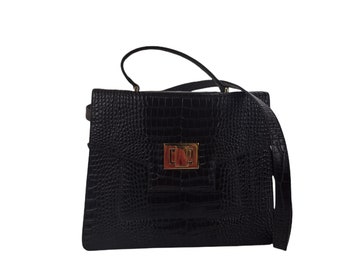 Top Handle bag ,Black Color