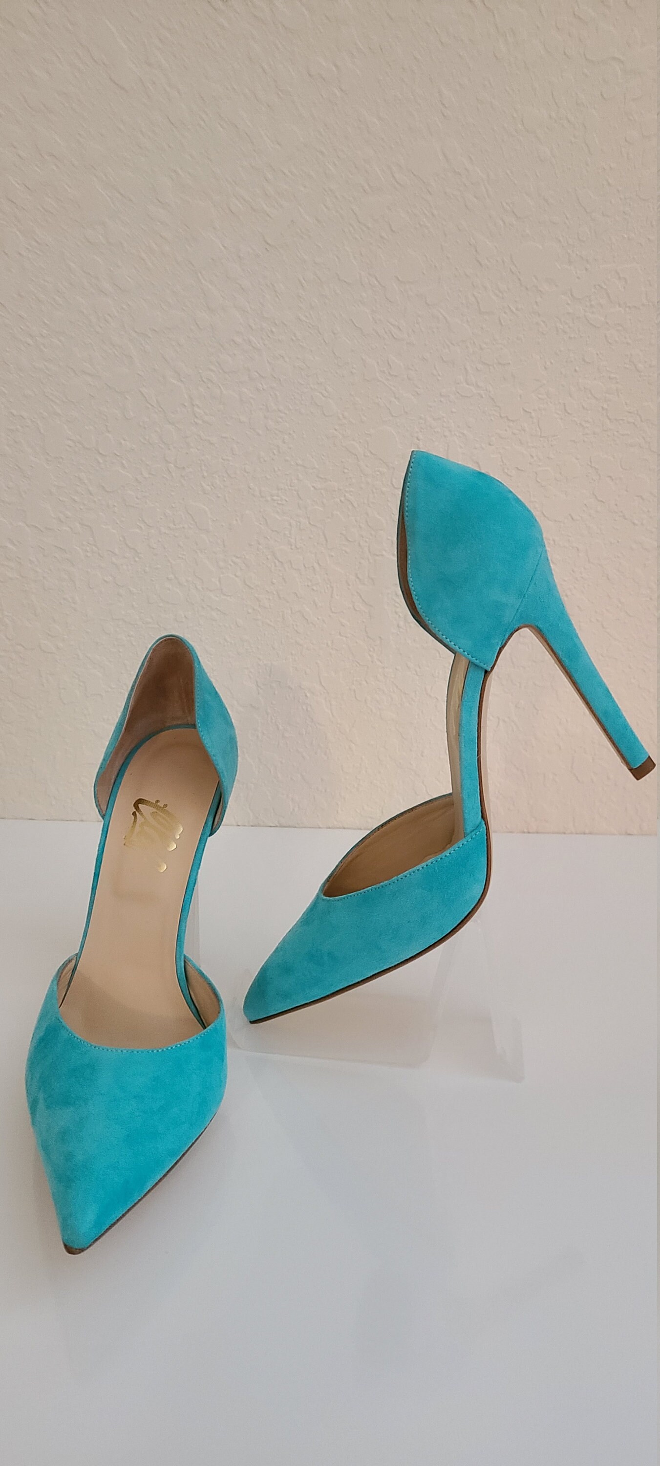 D'orsay Pumps stiletto Heels Genuine Italian Suede Etsy Singapore
