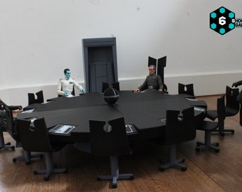 Star Wars Action Figure Death Star Conference Room (Table Set) Diorama