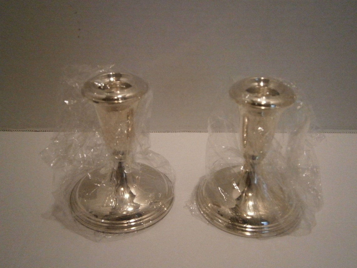 Reed & Barton Sterling Silver Candlestick holders Unopened Etsy