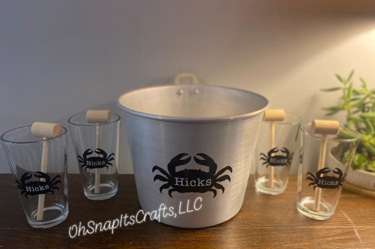 Crab Bucket Set Etsy