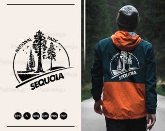 Sequoia National Park Svg Design, Nature Design, National Park Shirt Svg, Sublimation Design, SVG Scalable Vector Graphics