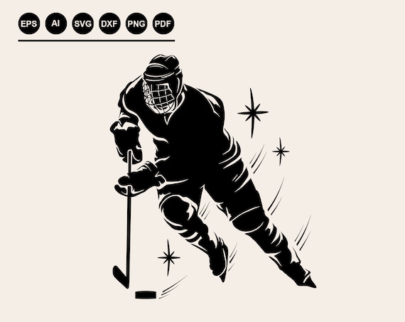 Ice Hockey Svg, Hockey Player Silhouette Design, Hockey Dad, Sublimation  Design, SVG Scalable Vector Graphics - Etsy