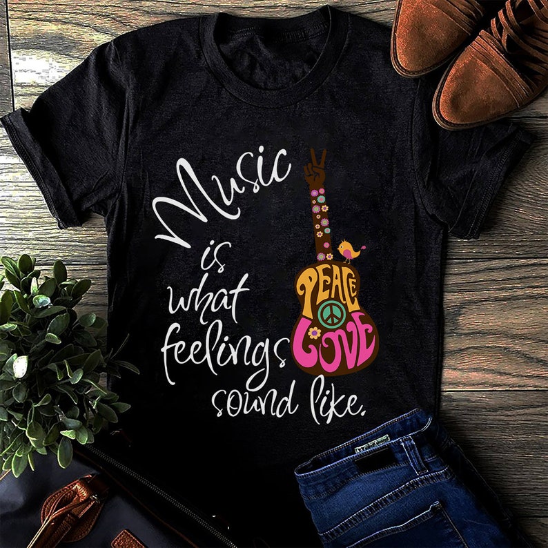 Digital Print Sublimated Printing Png INSTANT DOWNLOAD Music Is What Feelings Sound Like