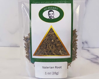 Organic Valerian Root, Valeriana Officinalis, Insomnia, Sleep Tea, Valerian Root Tea