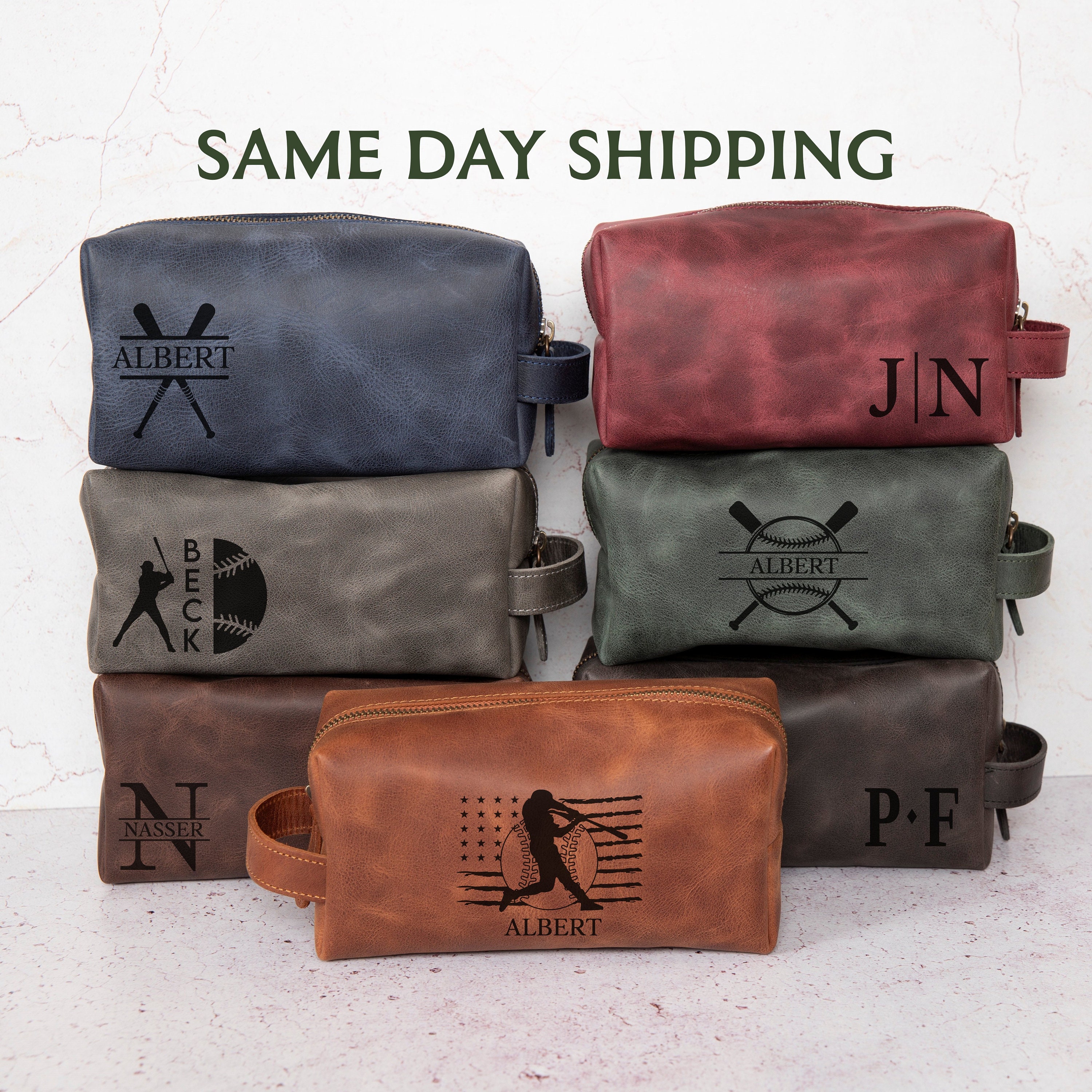 Baseball Glove Leather Toiletry Rawlings Toiletry Bag Baseball