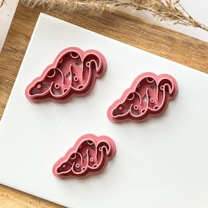 Spotted Snake Clay Cutter: Polymer and Metal Clay Tool