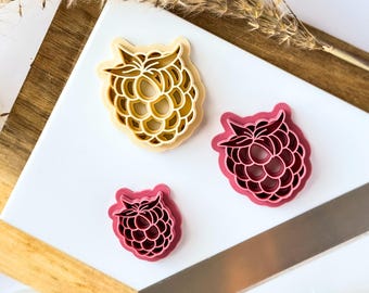 Raspberry Cutter, Fruit Earring Making, Fondant Tool, Berry Clay Cutters
