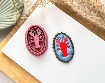 Lobster Frame Clay Cutter: Polymer and Silver Clay Tool