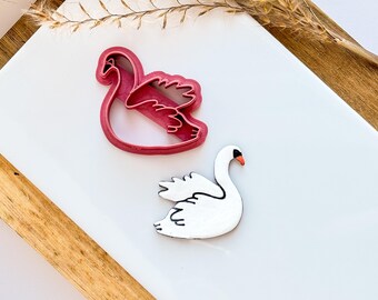 Swan Clay Cutter, Animal Earring Making, Polymer Clay Cutters