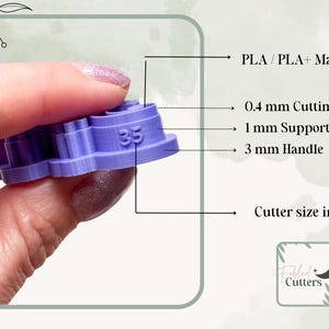 Sun and Moon Clay Cutter Set, For Polymer Clay Jewellery Makers image 8