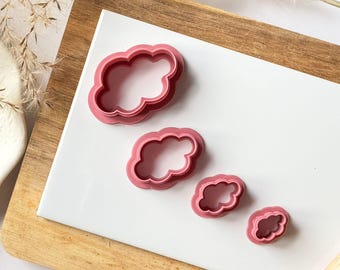 Bouncy Cloud Cutter, Celestial Design For Polymer Clay And fondant