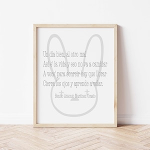 Bad Bunny Printable Poster - Antes que se acabe