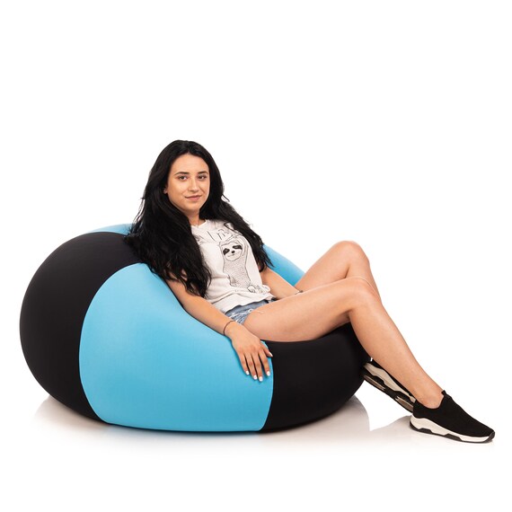 Very Confortable Elastic Bean Bag Chair Zero Gravity Feeling Etsy