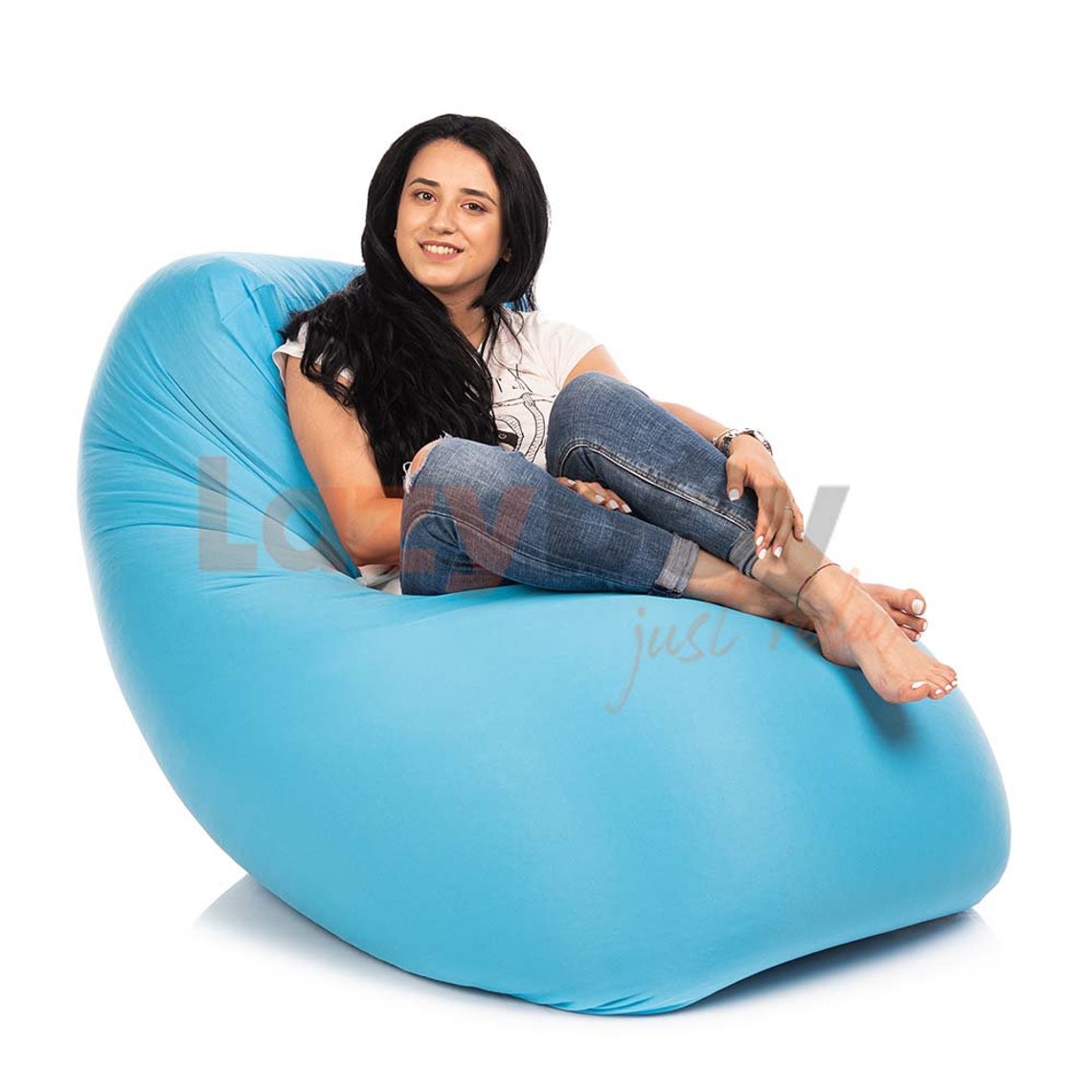 Very confortable elastic bean bag chair zero gravity feeling | Etsy